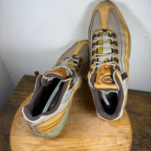 Nike Air Max 95 Premium Wheat Brown Nubuck Men\'s Size 13 Shoes 538416-700 main image 5